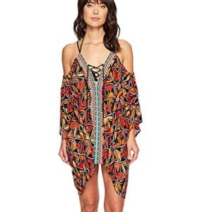 Nanette Lepore Mozambique Off the Shoulder Caftan